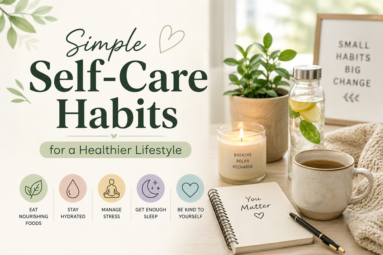 Simple Self-Care Habits for a Healthier Lifestyle