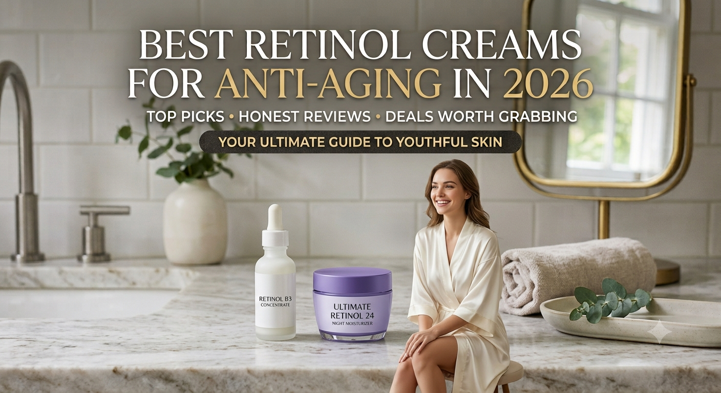 Best Retinol Creams for Anti-Aging in 2026: Top Picks, Honest Reviews, and Deals Worth Grabbing
